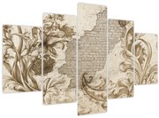 Tablou - Perete cu flori (150x105 cm)