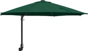 vidaXL Parasol de Grădină Verde 248 x 248 x 148 cm Poliester și oțel