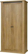 Dulap LEON MZ2, stejar, DTD laminat, cu 2 usi, 100x54x100 cm