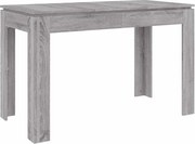 vidaXL Masă de bucătărie, sonoma gri, 120x60x76 cm, lemn prelucrat