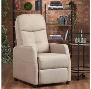 Fotoliu reglabil FELIPE, bej