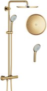 Grohe Euphoria set de duș perete cu termostat cu duș de ploaie Cool Sunrise 26075GL0