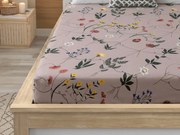 Cearsaf din microfibra HERBAR bej 180x200 cm