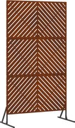 vidaXL Ecran de intimitate Gri 100 x 50 x 180 cm Oțel