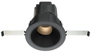 Spot LED incastrabil design tehnic Wise negru