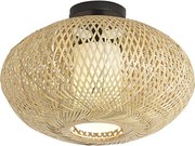 Plafonieră Japandi din bambus 42cm IP44 - Moana