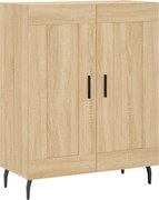 vidaXL Servantă, stejar sonoma, 69,5x34x90 cm, lemn compozit