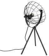 Lampă de masă industrială cu trepied negru reglabil - Hanze