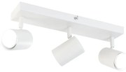 Plafoniera inteligentă albă dreptunghiulară cu 3 GU10 Wifi - Jeana
