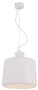Pendul design modern Indi alb 28cm