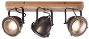 Brilliant - Spot CARMEN WOOD 3xGU10/5W/230V maro