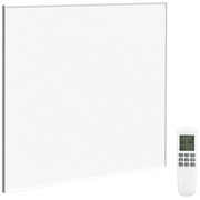 HOMCOM Încălzitor electric, montaj pe perete, încălzire cu infraroșu, eficient energetic, termostat, temporizator, telecomandă, protecție la supraîncălzire | Aosom Romania