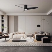 ZEVENTI - Ventilator de tavan LED BARROSA LED/18W/230V Wi-Fi Tuya + telecomandă