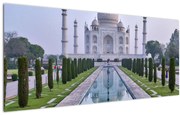 Tablou - Taj Mahal în răsăsrit de soare (120x50 cm)