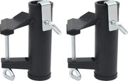 vidaXL Cleme umbrelă pentru balcon, 2 buc., 25-38 mm, oțel
