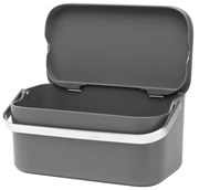 Recipient pentru deșeuri compostabile gri închis 1,8 l SinkSide – Brabantia