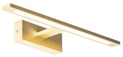 Aplică din alamă 41,5 cm cu LED inclus IP44 - Jerre