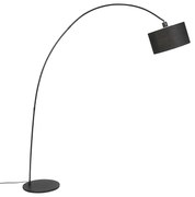 Lampă de podea arcuită modernă inteligentă neagră incl. WiFi G95 - Vinossa