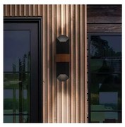 Corp LED de iluminat de exterior Quoizel QZ-CHASM-L-BKW CHASM 2xLED/9,5W/230V IP44