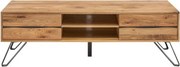 Comoda TV design industrial Living Edge 160cm, stejar salbatic