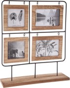 Rama foto cu suport colaj 4 fotografii, 42x36 cm, Atmosphera Créateur d'intérieur