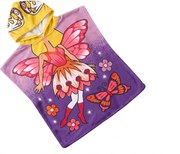 Poncho pentru copii ZANA SI FLUTURE violet Dimensiune: 60 x 120 cm