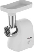 Masina de tocat carne Oliver Voltz OV51991G, 800 W, Functie de inversare, Accesoriu pentru roșii, Accesorii de 5 și 7 mm, Otel inoxidabil, Alb