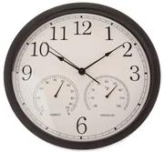 Ceas de perete cu termometru și higrometru 35 cm