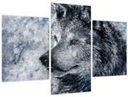 Tablou - Lupul din desene animate (90x60 cm)