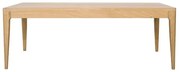 Masuta de cafea, natur, din lemn de stejar, L120 cm, Ernest