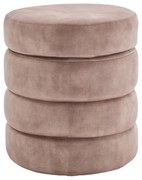 Bancheta cu spatiu de depozitare, Catifea Sampanie, VOQUE 50cm A-46688 VC