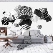 Fototapet - 3D geometrie (254x184 cm)