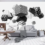 Fototapet - 3D geometrie (254x184 cm)