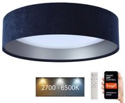 Plafonieră LED dimabilă SMART GALAXY LED/36W/230V Wi-Fi Tuya albastră/argintie + telecomandă