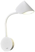 Aplica LED de perete reglabila GOA alba