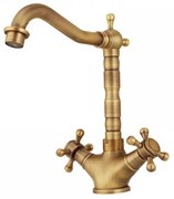 Baterie Lavoar Inalta Bronz Antichizat, Esn 1763D