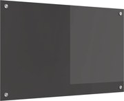 vidaXL Panou de bucătărie Gri închis 80 x 50 cm sticlă securizată