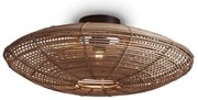 Plafoniera eco din ratan Tanami disc L, nat