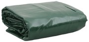 vidaXL Prelată, verde, 1x2,5 m, 650 g/m²