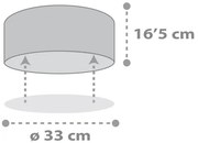 Plafonieră pentru copii STAR LIGHT 2xE27/60W/230V albă Dalber 82216B