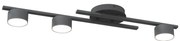 Plafonieră FRAGMENT 3xGX53/12W/230V negru