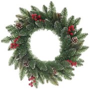 Coroniţă de Crăciun Levante, verde, diam. 50 cm