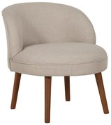 Fotoliu pentru copii KUNI, crem