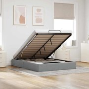 vidaXL Cadru pat otoman fără saltea Gri deschis 140x200 cm Material