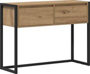 vidaXL Masă laterală Stejar artizanal 100 x 36 x 75 cm Lemn compozit