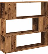 vidaXL Dulap cu cărți/Separator de cameră Lemn vechi 100x24x94 cm