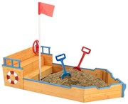 Lada de nisip in forma de nava pirat
