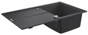 GROHE K400 31640AP0 - chiuvetă din compozit, 860 × 500 mm, granit/negru