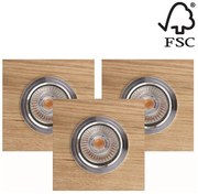 SET 3x corp de iluminat încastrat LED Spot-Light 2515374 VITAR 1xGU10/5W/230V