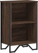 vidaXL Bibliotecă, stejar maro, 50x31x74,5 cm, lemn prelucrat